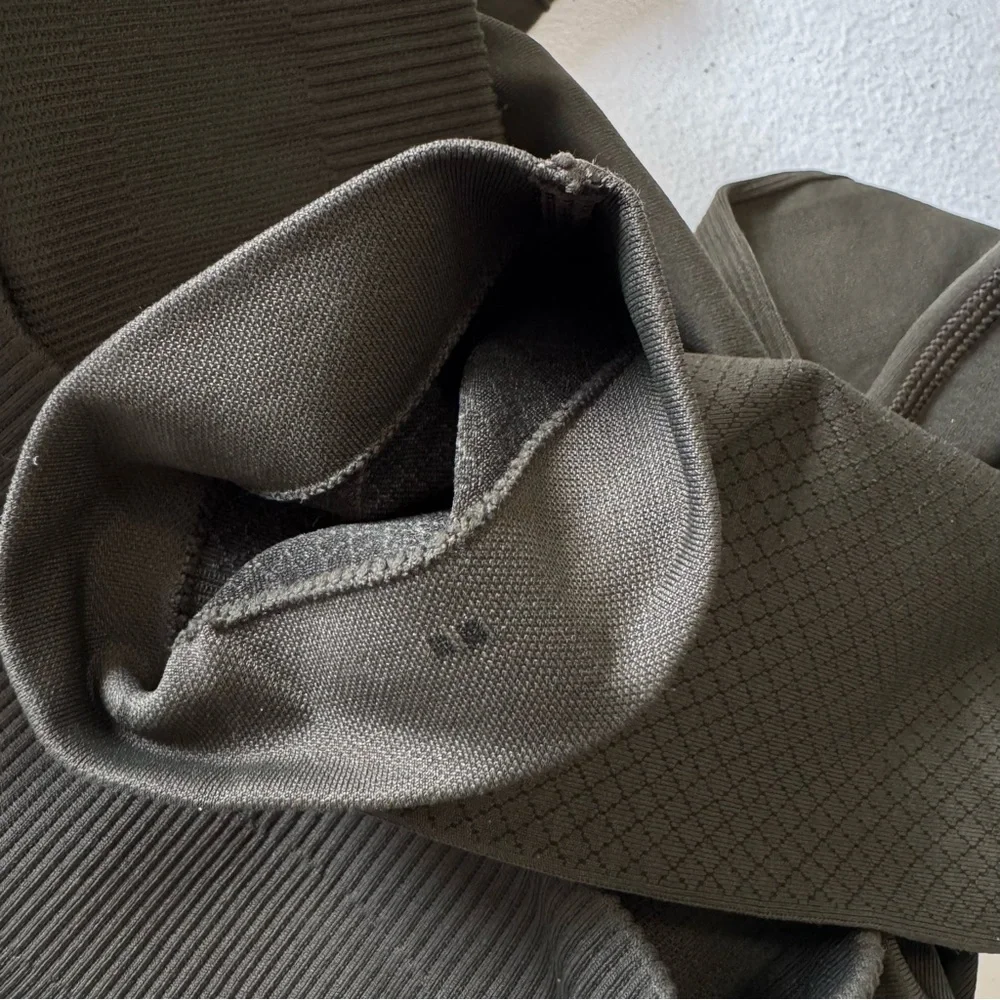 Lululemon Ebb To Street Tight Olive Green 4